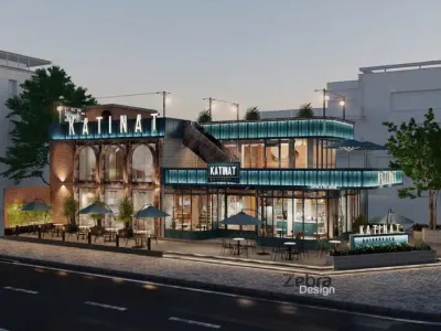 Ảnh minh họa: KHUNG THÉP LÀM QUÁN CAFE
